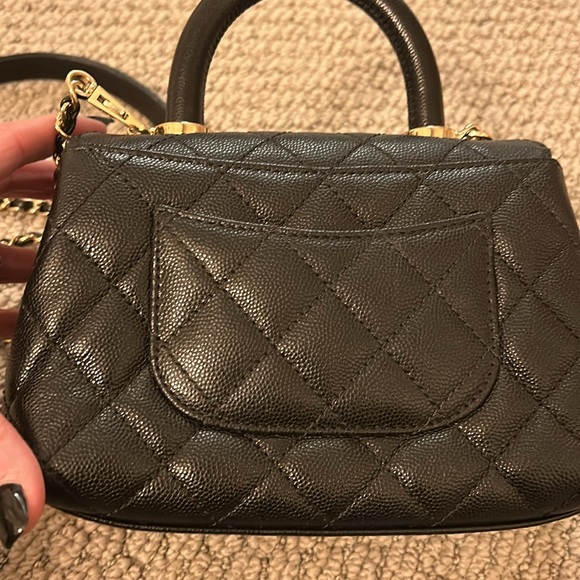 Chanel Black Quilted Caviar Extra Mini Coco Handle TPM Gold Hardware, 2021 - Picture 8 of 15